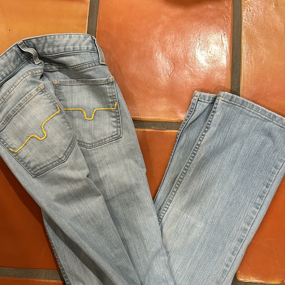 Kimes Ranch Light Blue Straight Leg Jeans